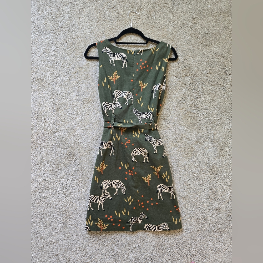 NWOT Princess Highway Belted Zebra Print Dress Size 10 AU / 6 US - Picture 7 of 10